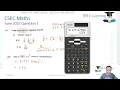 CSEC Maths - May 2022 Solutions Terry David