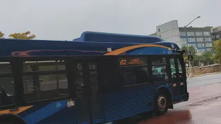 Riding the MTA Bus Q52-SBS From Arverne To Elmhurst on a Rainy Day