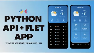 Python API Tutorial Flet JSON Weather App