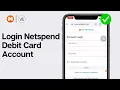 How to Login Netspend Debit Card Account 2026 netspend com login