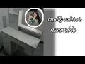 how to assemble vanity mirror