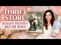 THRIFT STORE DECOR HAUL Shabby Chic Budget-Friendly Pretty Finds Decorate With Me