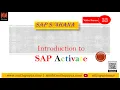 Introduction to SAP Activate