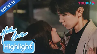 duan jiaxu accidentally kisses sang zhi on her forehead hidden love youku