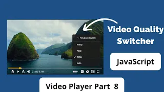 How to create custom player using HTML CSS JavaScript Part 8