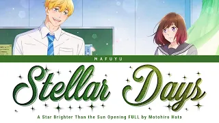 a star brighter than the sun opening full stellar days by motohiro hata lyrics kan rom eng 