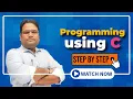 Part 26 Understading and Using Nested Loop in C Creating Pattern Program usign Nested Loop - Lec2