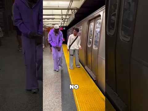 La Broma Del Tren Le Salió Muy Mal 😱