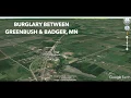 Search For Burglary Suspects In Roseau County