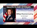 Salute to our Veterans SMSgt Shannon Loring - NBC 15 WPMI