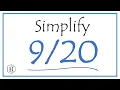 How to Simplify the Fraction