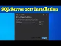 08 Install SQL Server 2017