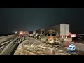 5 Fwy through Grapevine 15 Fwy through Cajon Pass closed after storm drops heavy snow ABC7