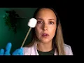 ASMR Professional Medical Exam various tests and exams on your face with tools