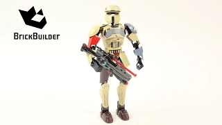 Lego Star Wars 75523 Scarif Stormtrooper - Lego Speed Build