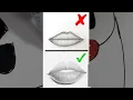 How to draw lips perfectly Easy