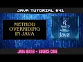 Method Overriding How Its Implement In java Hindi Tutorial