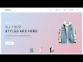 How to Make a Ecommerce Website Landing Page Using HTML CSS JS Landing Page
