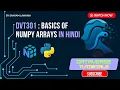 Lecture 2 - NumPy Arrays Axis Shape Rank dtype Array Creation Methods DVT301