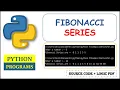 Python Program to Print Fibonacci Series