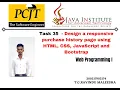 Web project Task 35 1st year Semester 01 Java Institute eShop Application