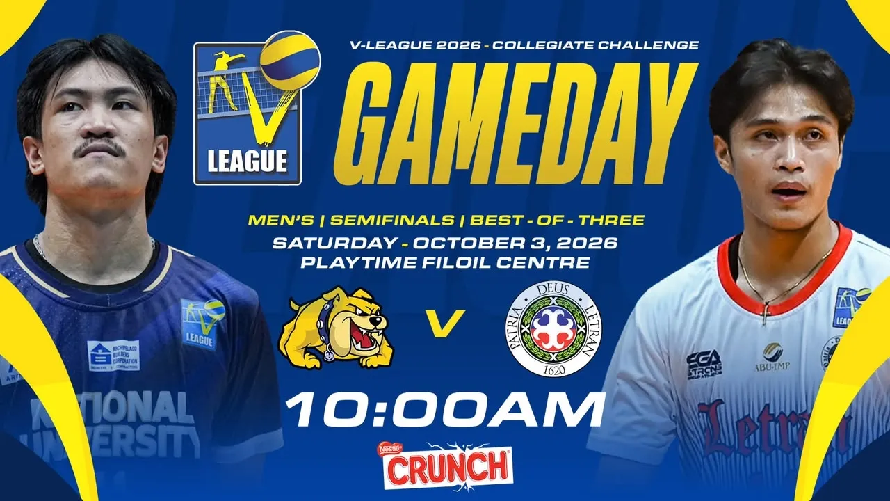 NU vs CSJL | Semi-Finals Game 2 | 2026 Men's V-League: Metro Manila Division 2026-10-03 03:52