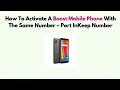 How To Activate A Boost Mobile Phone With The Same Number - Port InKeep Number