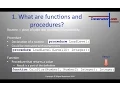 Lazarus Tutorial - functions and procedures their declarations benefits