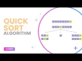 Quick sort Algorithm in C Animation Explained Bangla