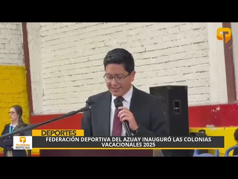 Federación deportiva del Azuay inauguró las colonias vacacionales 2025