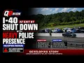 I-40 at Exit 87 Shut Down Amid Heavy Police Presence Helicopters Overhead Jackson TN 7 3 26