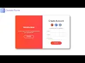 Registration page How to make login form in html and CSS html login form 2021