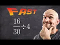What Happens When You Divide a Fraction by 4