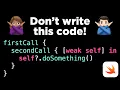 Don t write this code or you ll get a memory leak