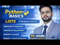 Python Complete Tutorial for Data Analyst 2026 Day 5 List Data Type Explained with Methods FREE