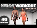 40 Minute Full Body Cardio X Dumbbell HIIT ADVANCED Hyrox Style