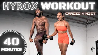 40 Minute Full Body Cardio X Dumbbell HIIT (ADVANCED Hyrox Style)