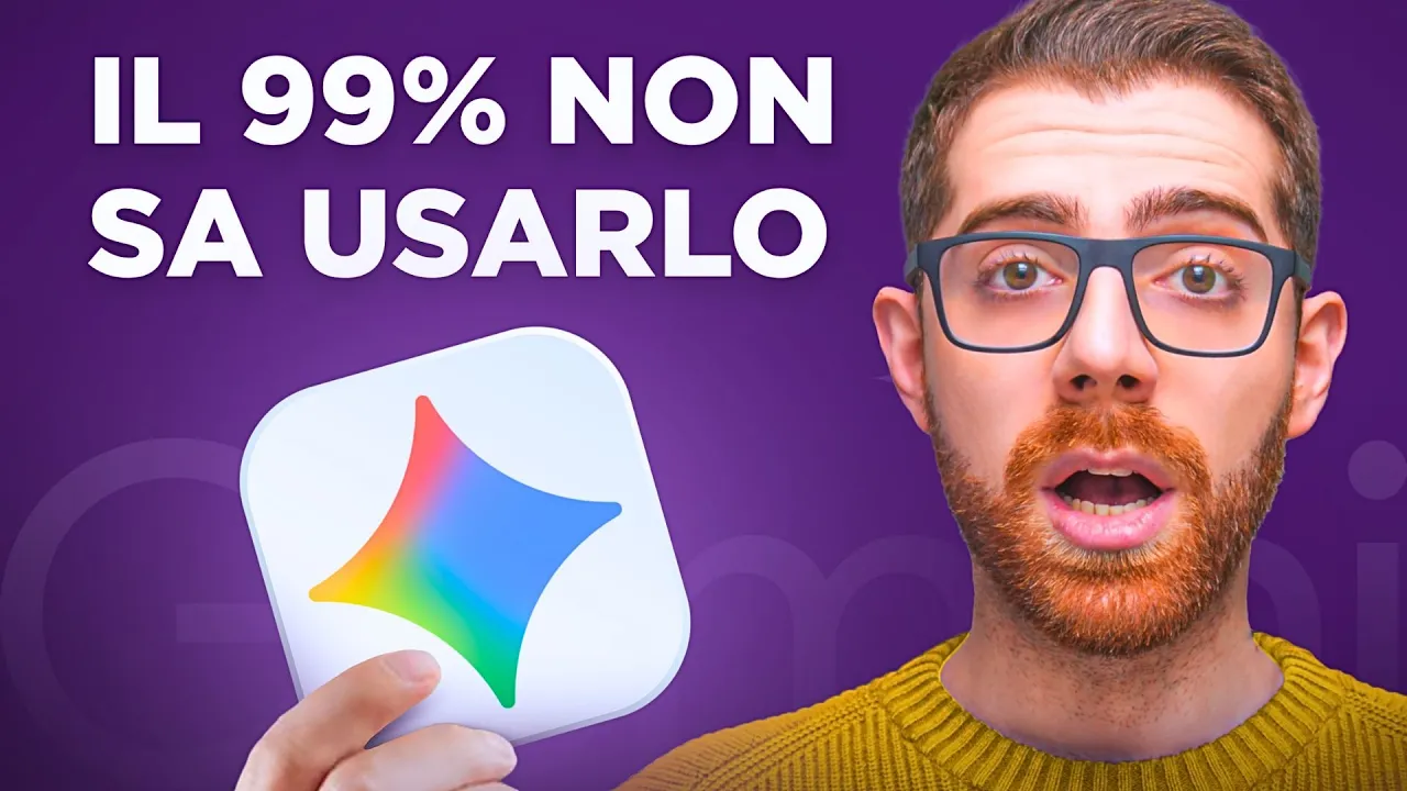 Dammi 8 minuti e ti insegnerò a usare Google Gemini meglio del 99% delle persone!: video thumbnail