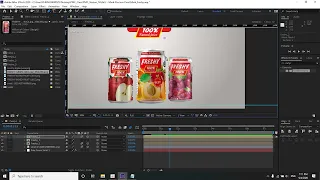 How to create an animation on a can of orange juice on After Effects  Part1