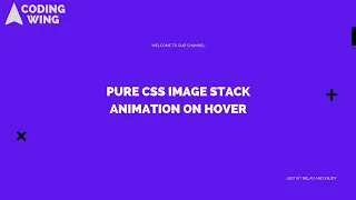 Pure CSS Image Stack Animation on Hover HTML CSS