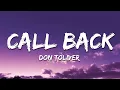 Don Toliver - Call Back