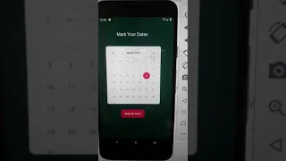 Work of calendar by Android Studio