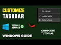 How to Customize the Taskbar in Windows - Full Guide