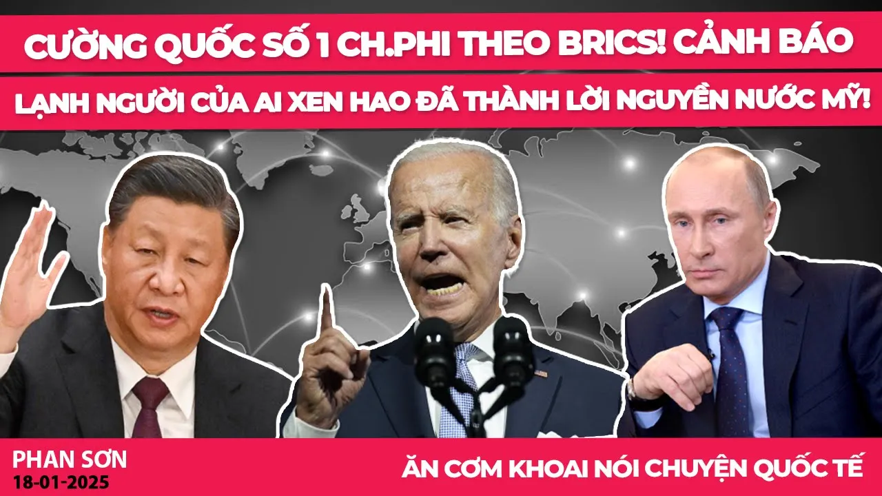 Outline Video Cường quốc số 1 ch.Phi theo BRICS! Cảnh báo lạnh người của Ai Xen Hao đã thành lời nguyền H.Kỳ!