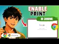 How To Enable Print Icon On Google Chrome Easy Guide