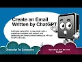 Write an Email with ChatGPT and JXA Javascript for Automation