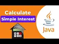 Java Program to Calculate Simple Interest