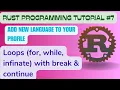 Rust Programming Tutorial Loops for while and infinite in Rust CodeasByteS
