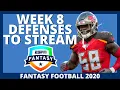 2020 Fantasy Football Week 8 Defense Streams Pickups