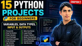 Build 15 python projects for beginners with source code 1 chapter pythan project for beginner